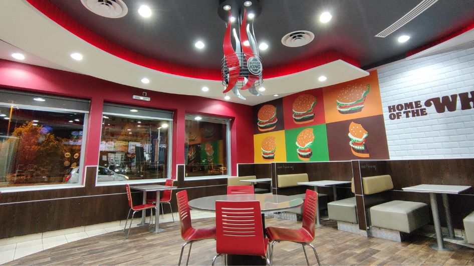 مطعم برجر كنج Burger King